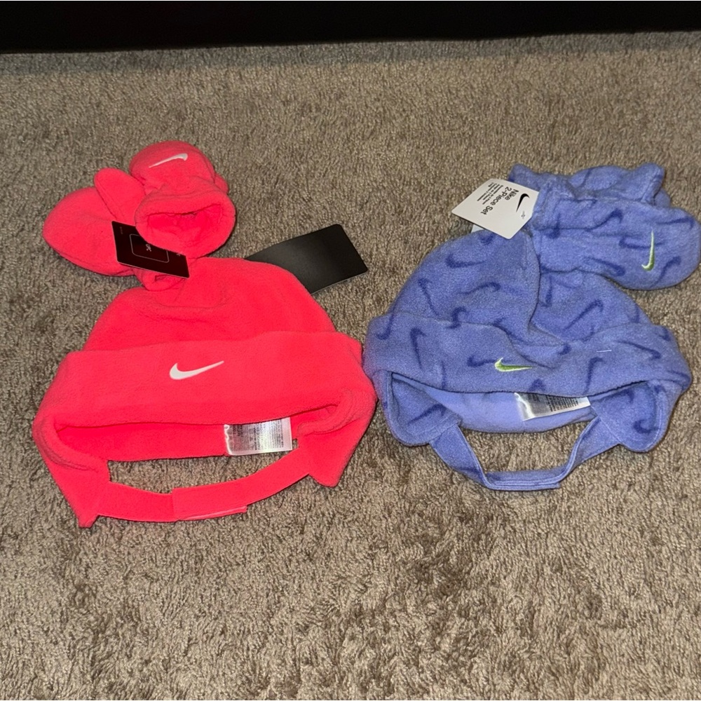 NWT Toddler Nike Hat/Mitten Set Bundle